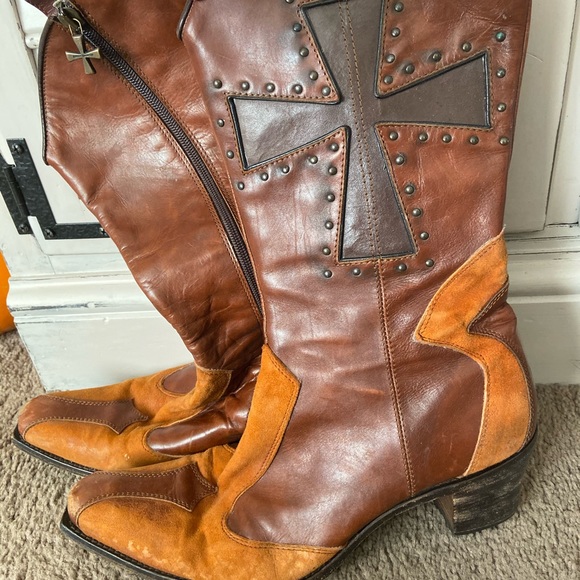 Siren by Mark Nason boots. Italian leather. - Picture 1 of 4